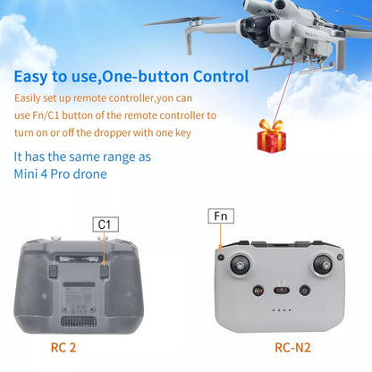 Drone Thrower Airdrop System for DJI Mini 4 Pro (2023)