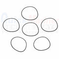 Set of 6 O Ring Cylinder Bore Seals for Mercury 200-300 HP EFI DFI (3.0L) 25-818573