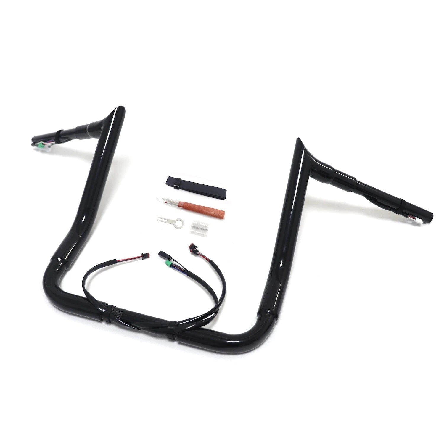12" Black Prewired Handlebar for Harley Street Glide/Electra Glide (2014–2015)