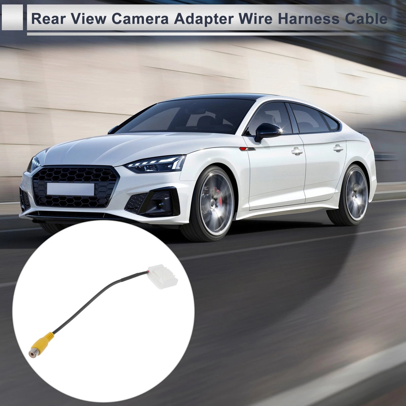 Rear View Camera Adapter Wire Harness Cable for Toyota RAV4 (2015–2018)