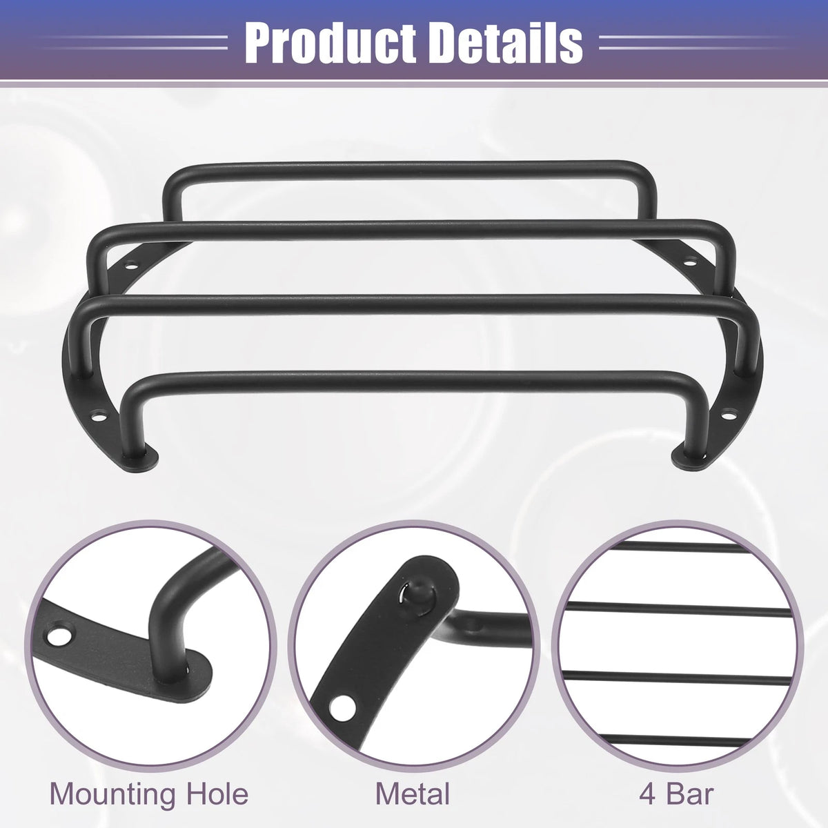 Set of 2 Speaker Bar Grills for Car Audio Subwoofer (8")