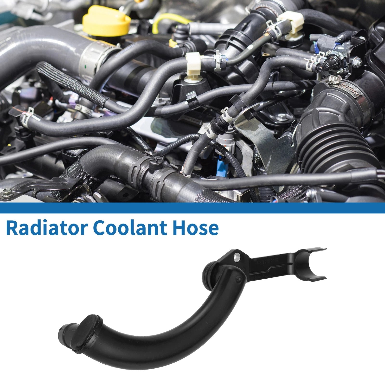 Radiator Coolant Hose Replacement for Mercedes-Benz C250 SLK250 (2012–2015)
