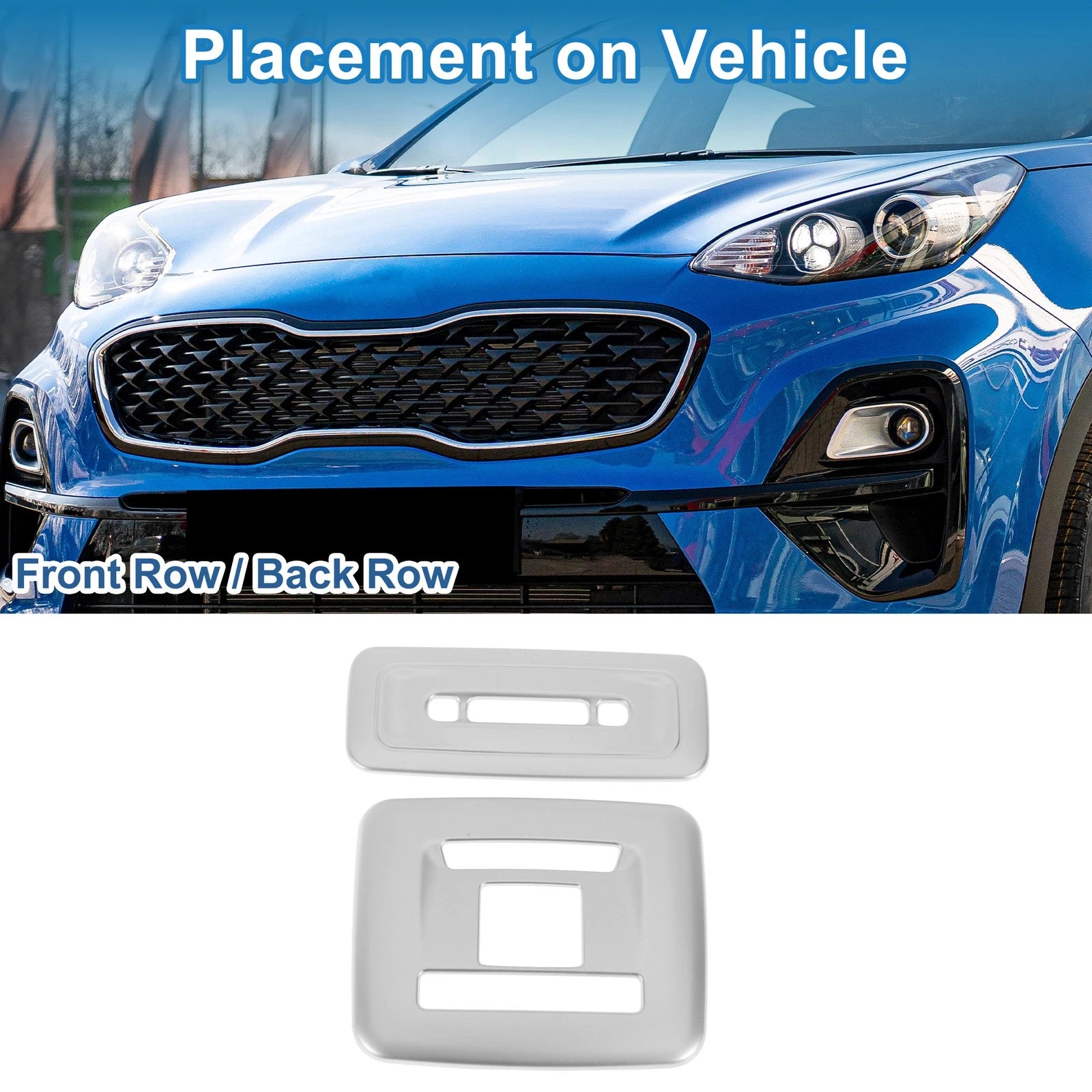 Light Trim Bezel for Toyota Prius (2023) - Silver Tone
