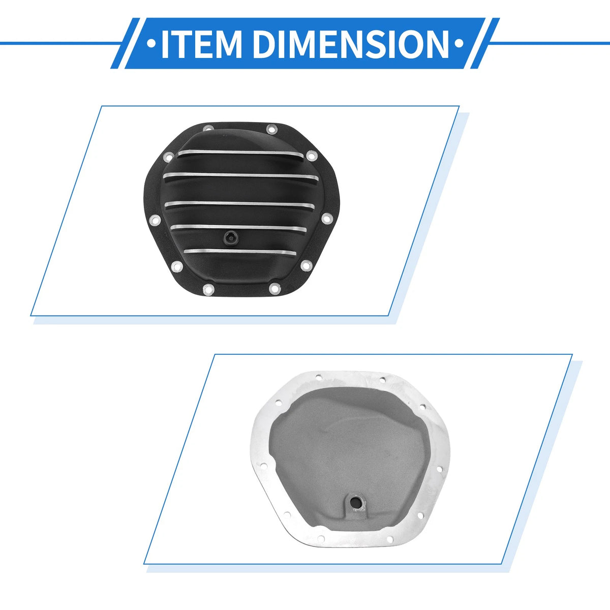 Differential Cover with Gasket Bolts for Chevy Ford GM Dana 44 (1941–2003)