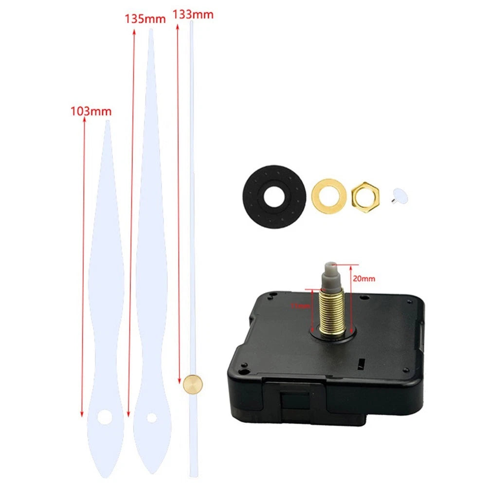 Compact Acrylic Clock Movement for Most Designs