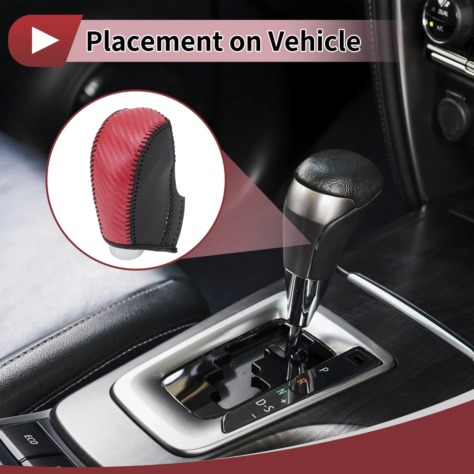 Gear Shift Knob Cover Replacement for Subaru Impreza (2012–2016)