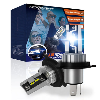 9003 H4 LED Headlight Bulbs Kit for Hi/Lo Beam (10000W 10000LM)