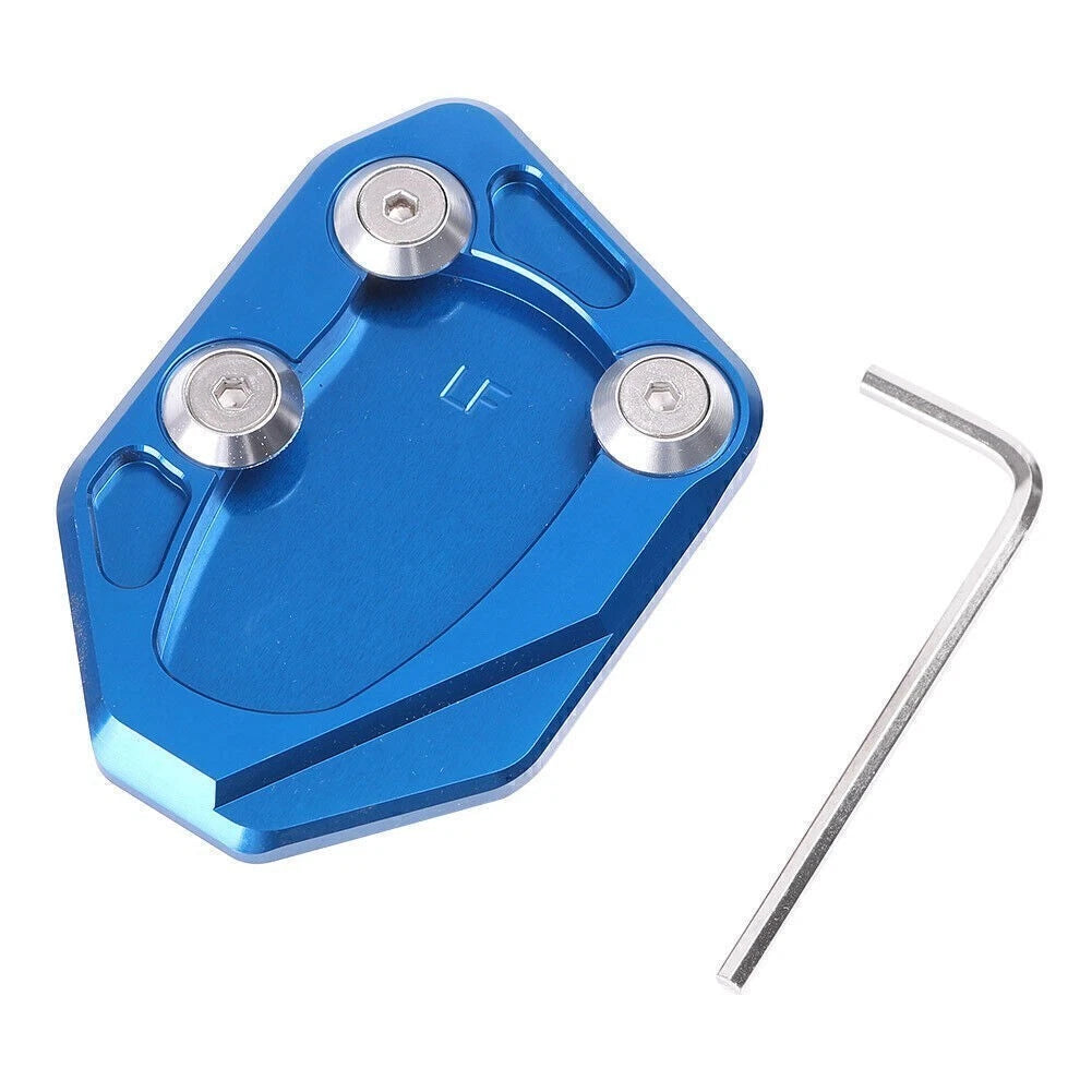 Kickstand Side Stand Extension Plate Pad for Lifan KPR150 (2010–2023) Blue