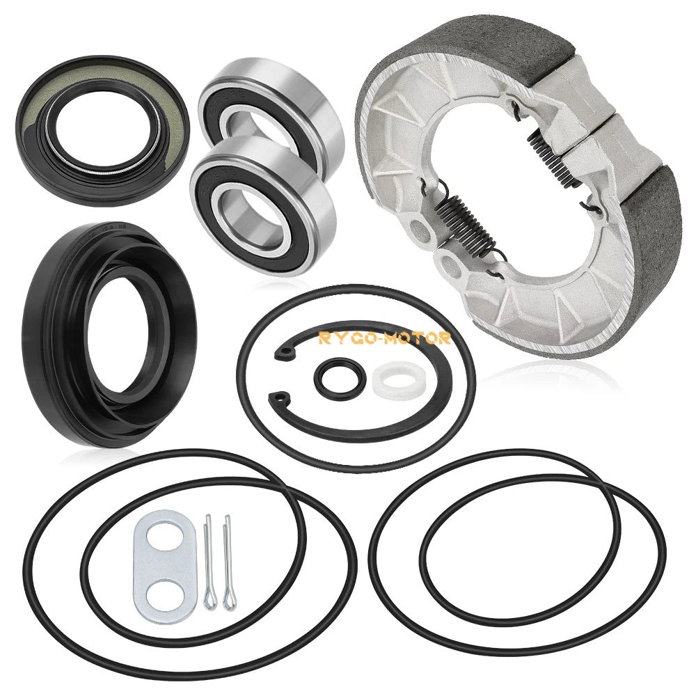 Rear Brake Drum Bearing Seals Shoes Kit for Honda TRX500 Foreman 500 (2005–2013)