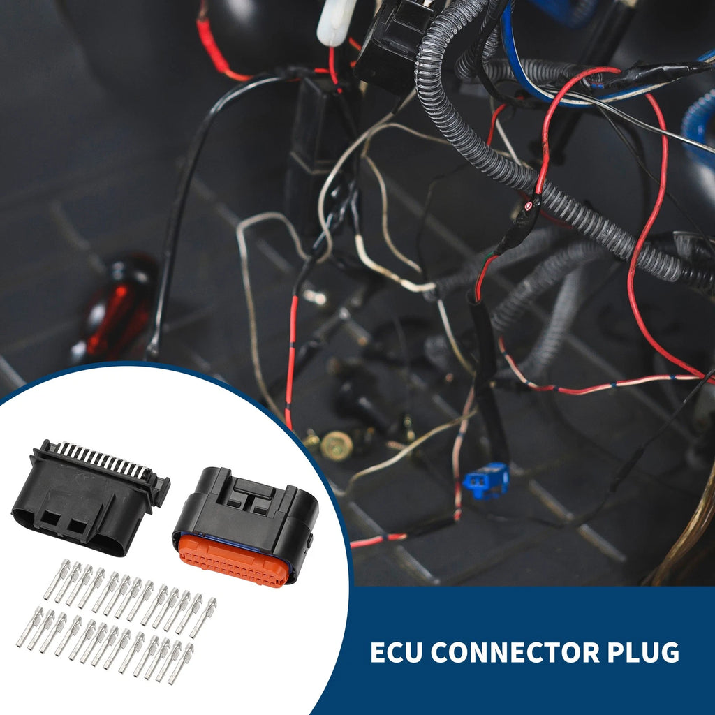 26 Pin ECU Connector Plug Male Female Replacement for Honda (2001–2020)