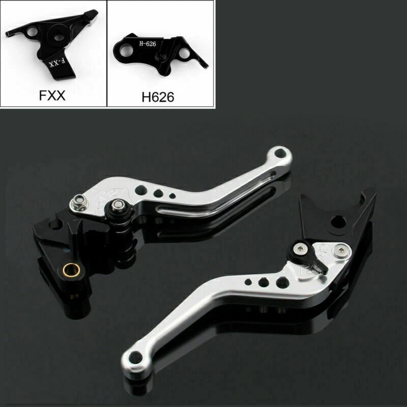 Short Brake Clutch Levers for Honda X-11 (1999–2002) T9 Silver