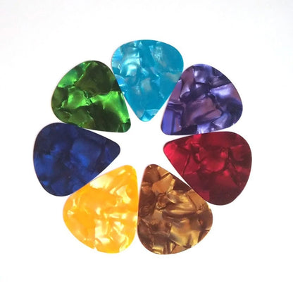 100pcs Colorful Guitar Picks 0.75mm for Acoustic Electric