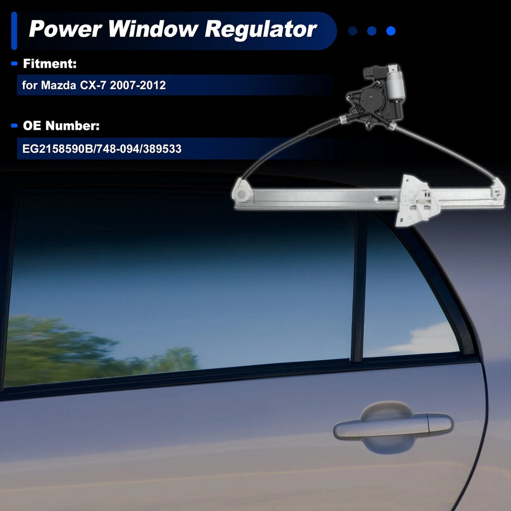 Front Right Power Window Regulator with Motor for Mazda CX-7 (2007–2012)