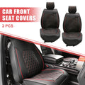 Front Seat Covers Cushion Cover for Chevrolet Seat Protector Black Red 2 Pcs (1–1)