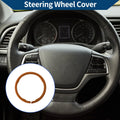 Steering Wheel Cover for Universal Fit (14.96", Orange)