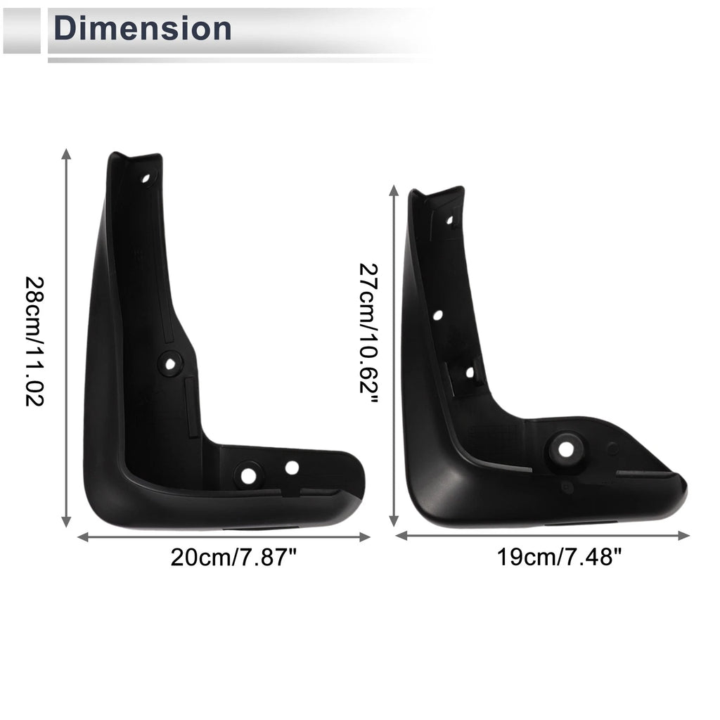 Mud Flaps Splash Guards 1 Set for Subaru Legacy (2015–2023)