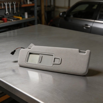 Front Left Sun Visor with Mirror for
