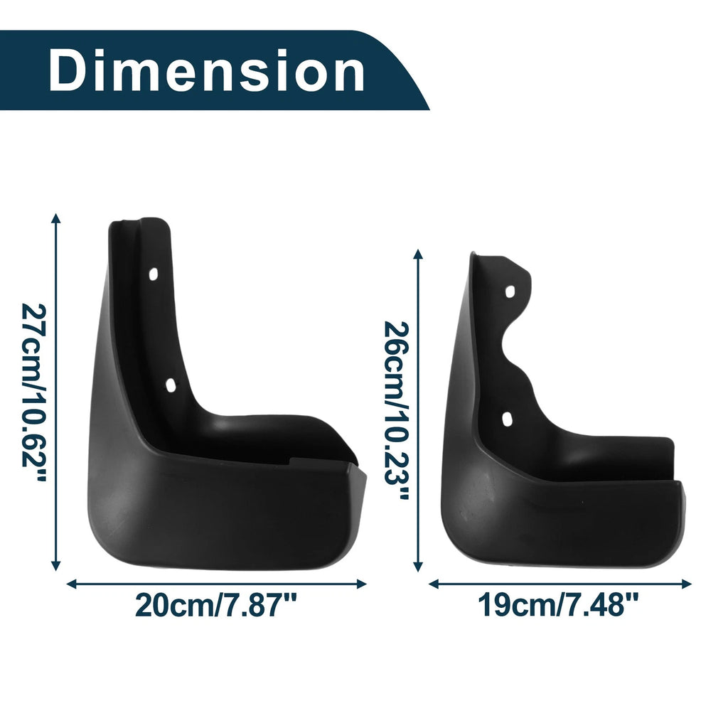 Mud Flaps Splash Guards 1 Set Mud Guards for Volkswagen Jetta (2012–2013)