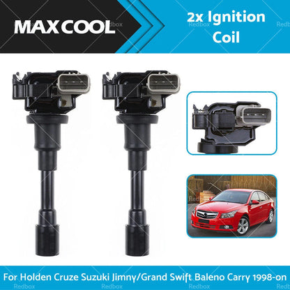 2x Ignition Coil Pack for Holden Cruze Suzuki Baleno Swift (1998–Present)
