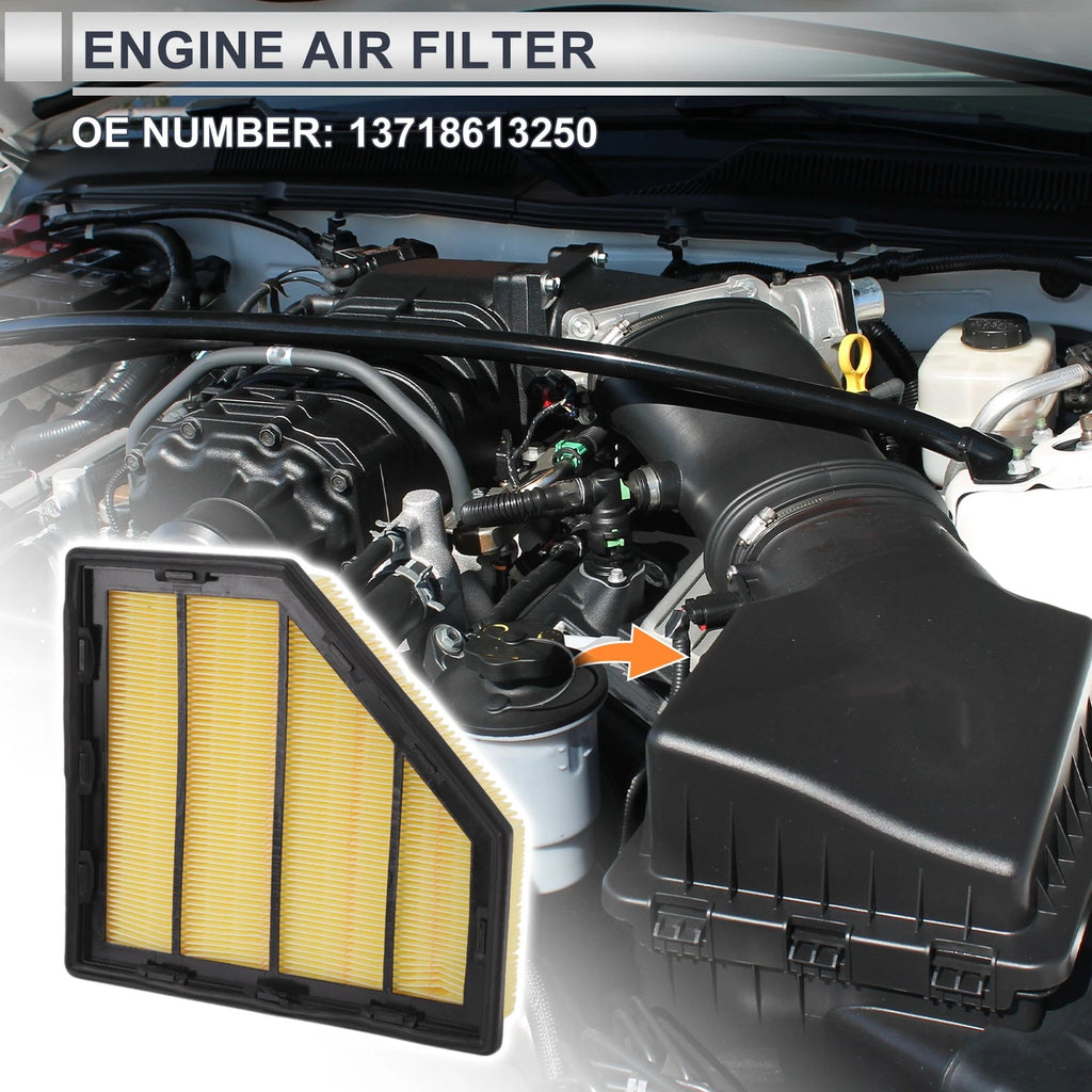 Engine Air Filter Replacement for BMW 530i Base 2.0L (2018–2020)