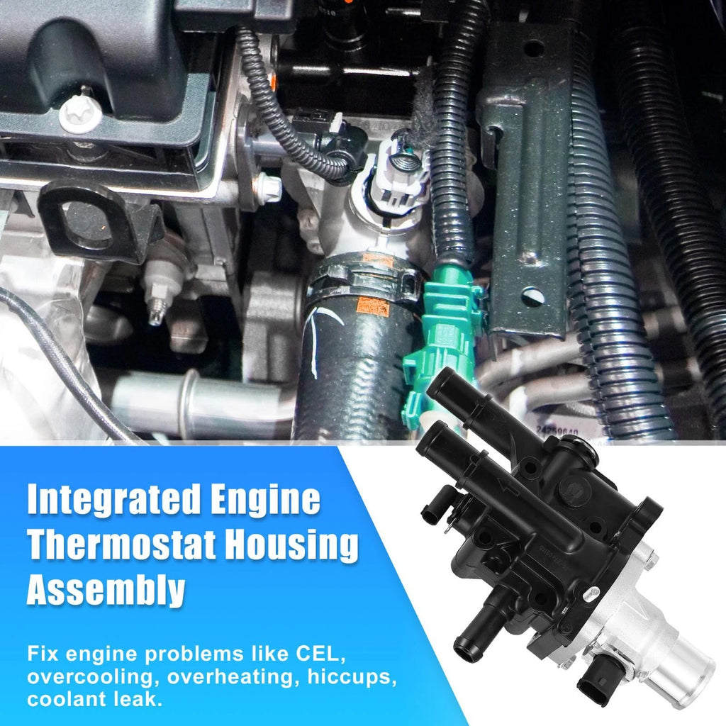 Engine Coolant Thermostat Housing Assembly for Chevy Cruze Sonic (2011–2028)