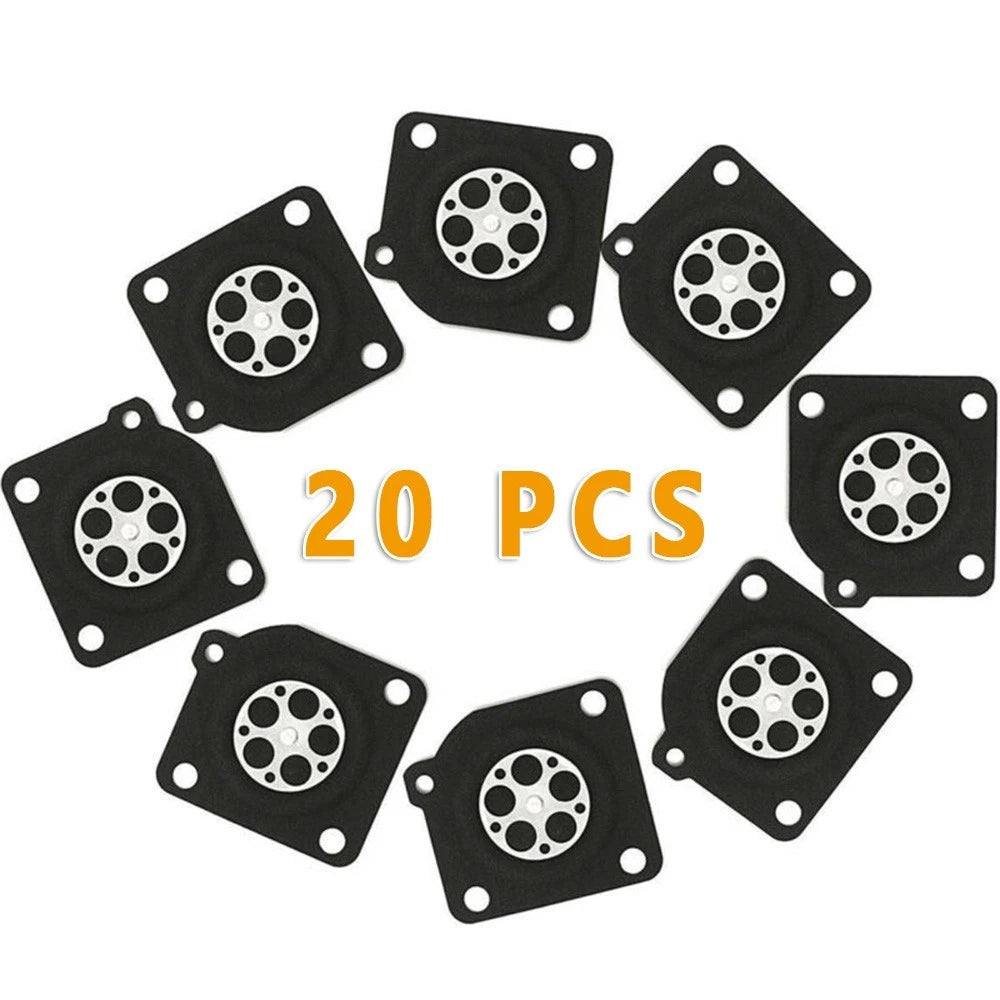 20PCS Metering Diaphragm for Carburetor Repair