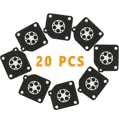 20PCS Metering Diaphragm for Carburetor Repair