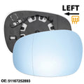 Heated Left Driver Side Mirror Glass Replacement for BMW 125i 128i (2011–2016)