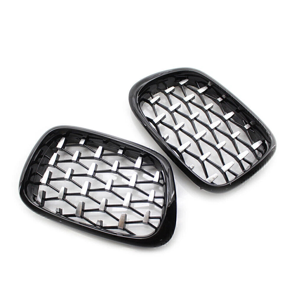 Honeycombe Style Mesh Front Bumper Grille For BMW E39 5-Series 1999 2000 - 2003