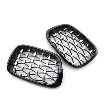 Honeycombe Style Mesh Front Bumper Grille For BMW E39 5-Series 1999 2000 - 2003