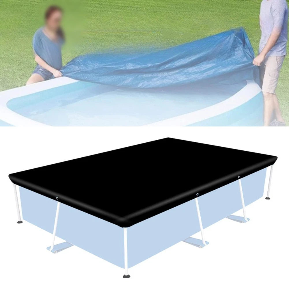 Waterproof Swimming Pool Cover with Heat Reflection Design for Outdoor Use