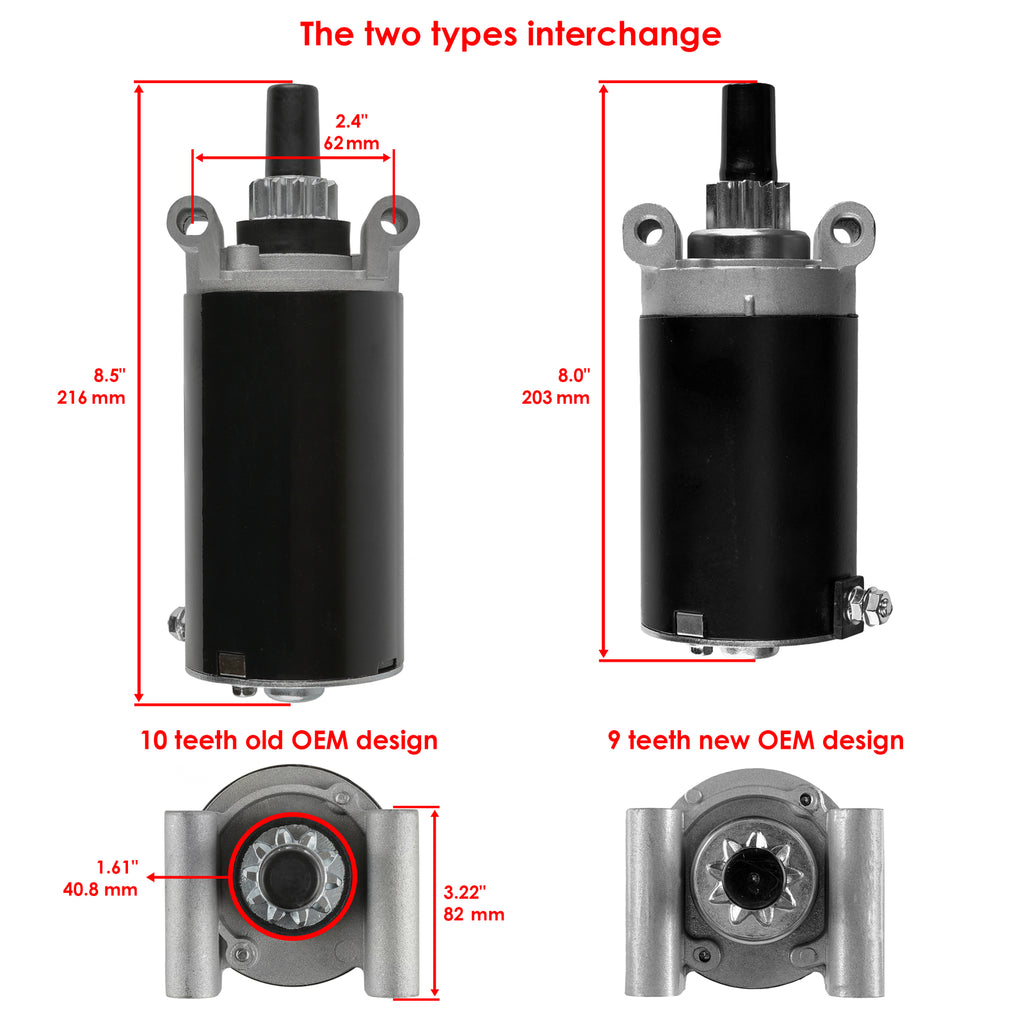 Starter Motor Replacement for Cub Cadet LT1046 LTX1042 LTX1046 (2000–2018)