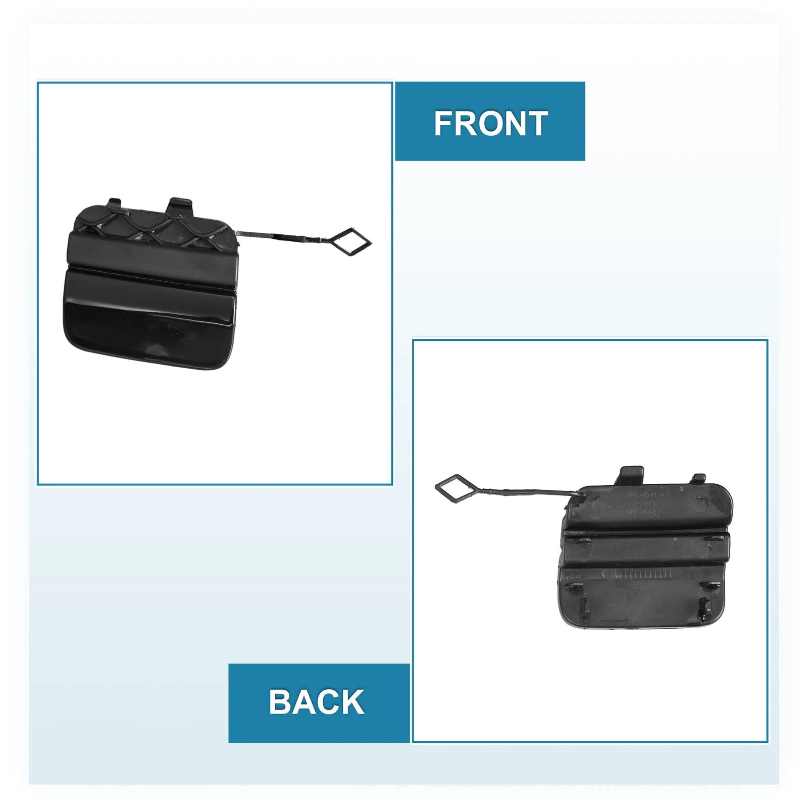 Rear Bumper Tow Hook Cover Replacement for Mercedes-Benz (2017–2024)