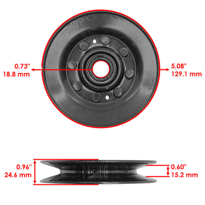 PTO Clutch Pulley Replacement for John Deere 737 757 777 797 (2000–2019)