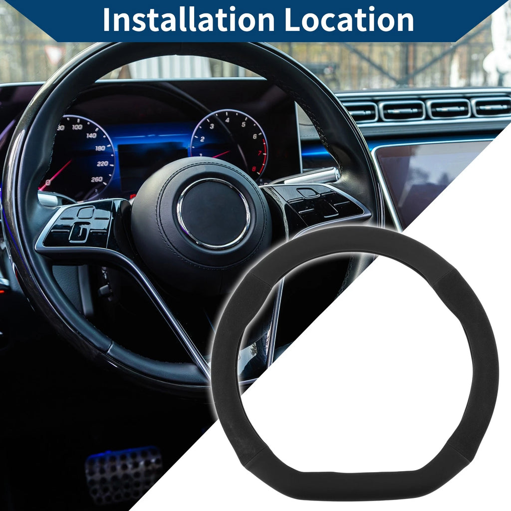 Steering Wheel Cover for Universal Fit (38cm)