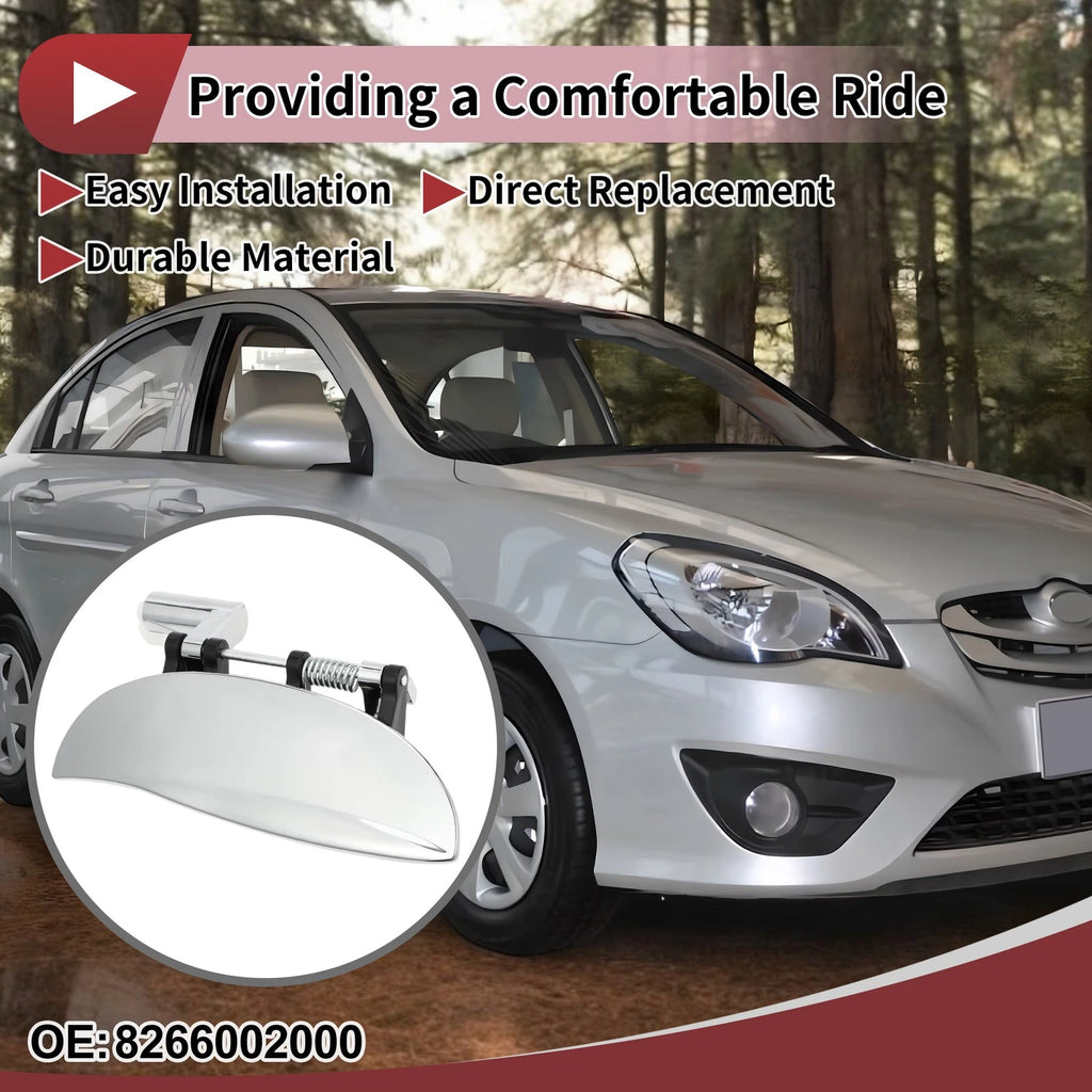 Exterior Door Handle Front Right Replacement for Hyundai Atos (1997–2007)