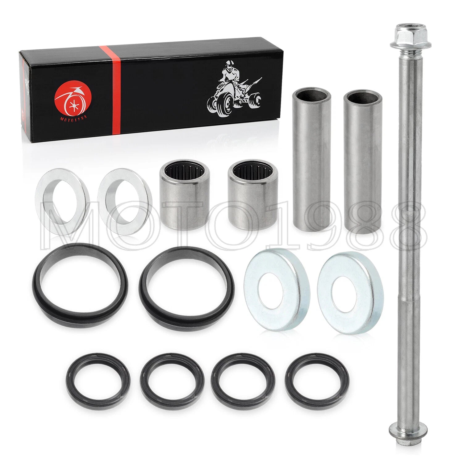 Swing Arm Bearing Seal Collar Pivot Bolt Kit for Honda TRX450R TRX450ER (2004–2014)