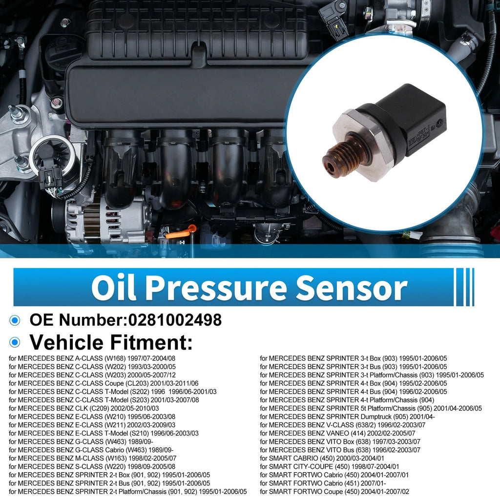 Engine Oil Pressure Sensor for Mercedes Benz A-Class W168 (1997–2004)