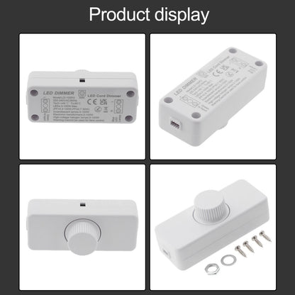 Inline LED Dimmer Switch for Customizable Brightness (220-240V)