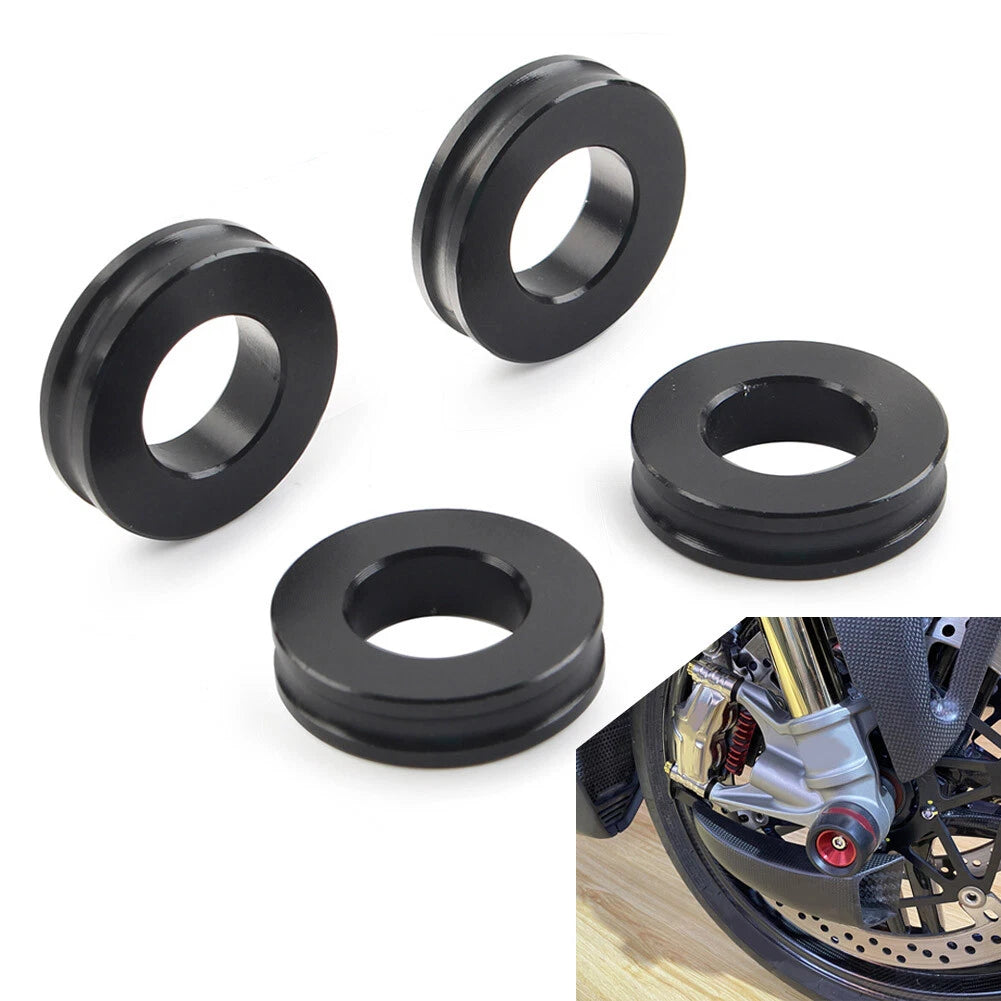 4X Front Brake Caliper Spacer Kit for Ducati Panigale V4/R/S (2018–2021) Black