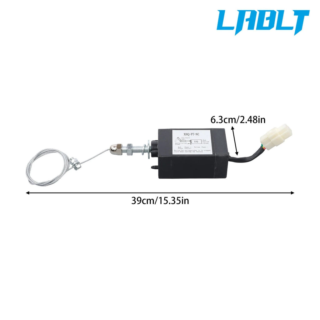 Engine Stop Solenoid Valve for LABLT XHQ-PT-12 (12V)