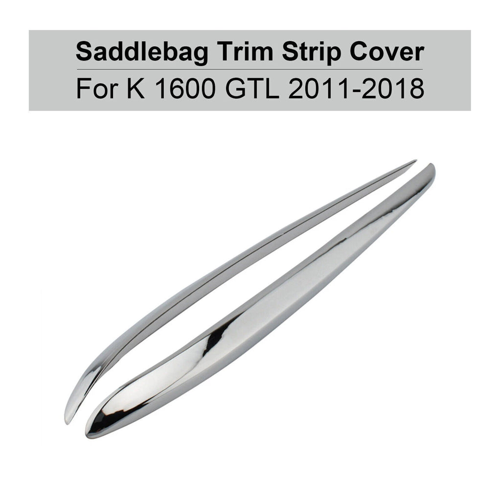 Chrome Side Panel Storage Box Trim Strip for BMW K1600GTL (2011–2018) T9