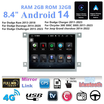 8.4" Car Stereo GPS Navigation for Jeep Grand Cherokee (2014–2022)