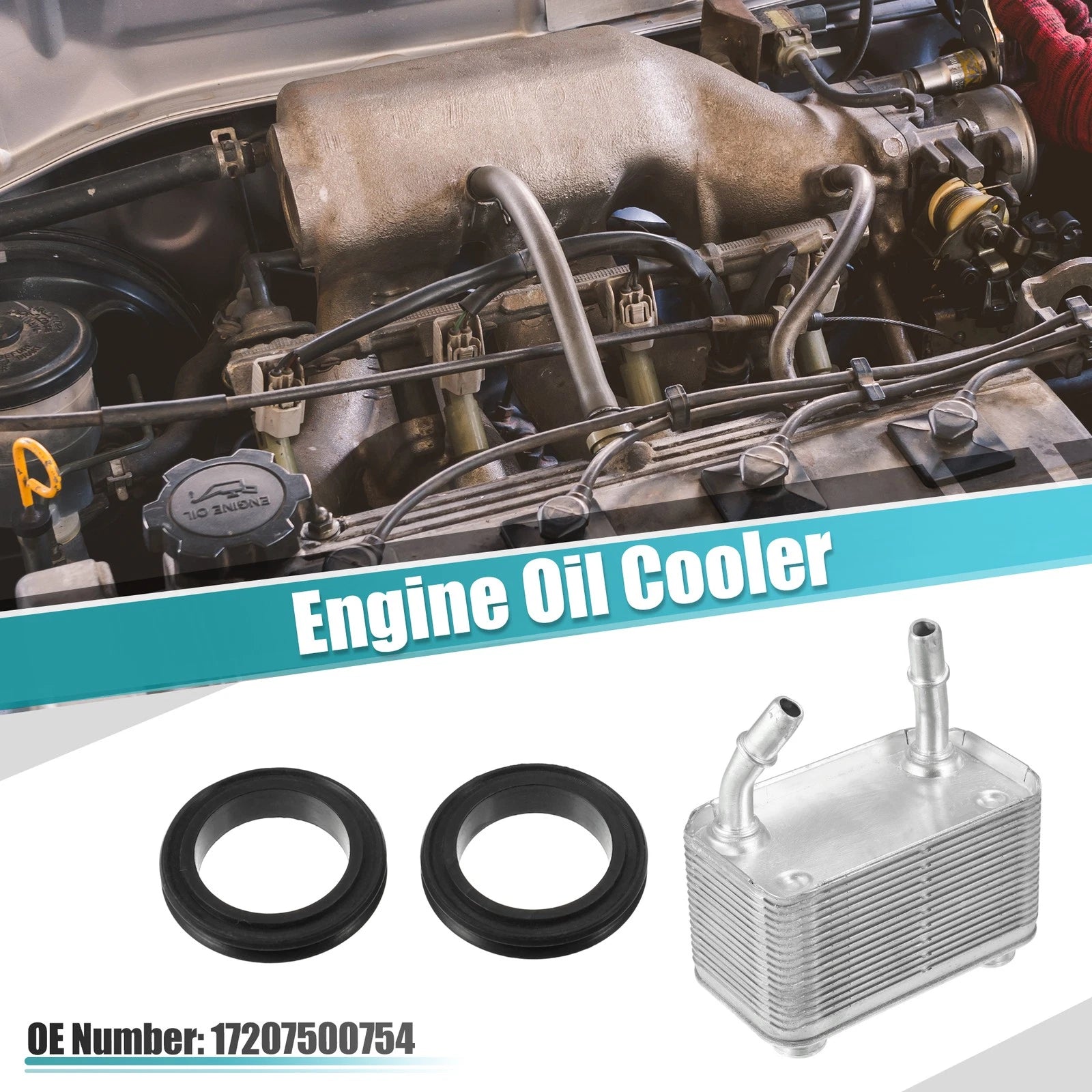 Engine Oil Cooler Housing with Gasket for BMW X5 (2007–2013)