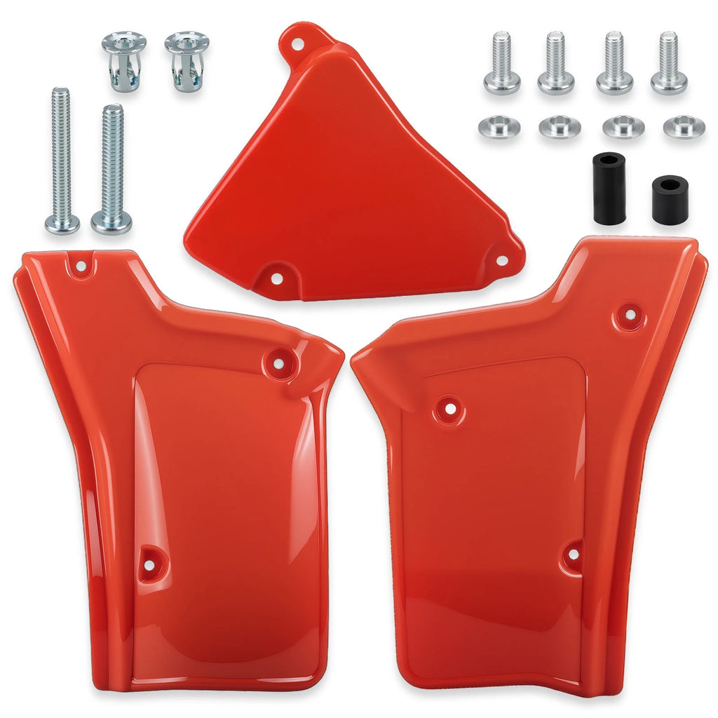 Set of 2 Side Panel Covers for Honda XR200R (1984–2002) XR250R (1984–1985) Red