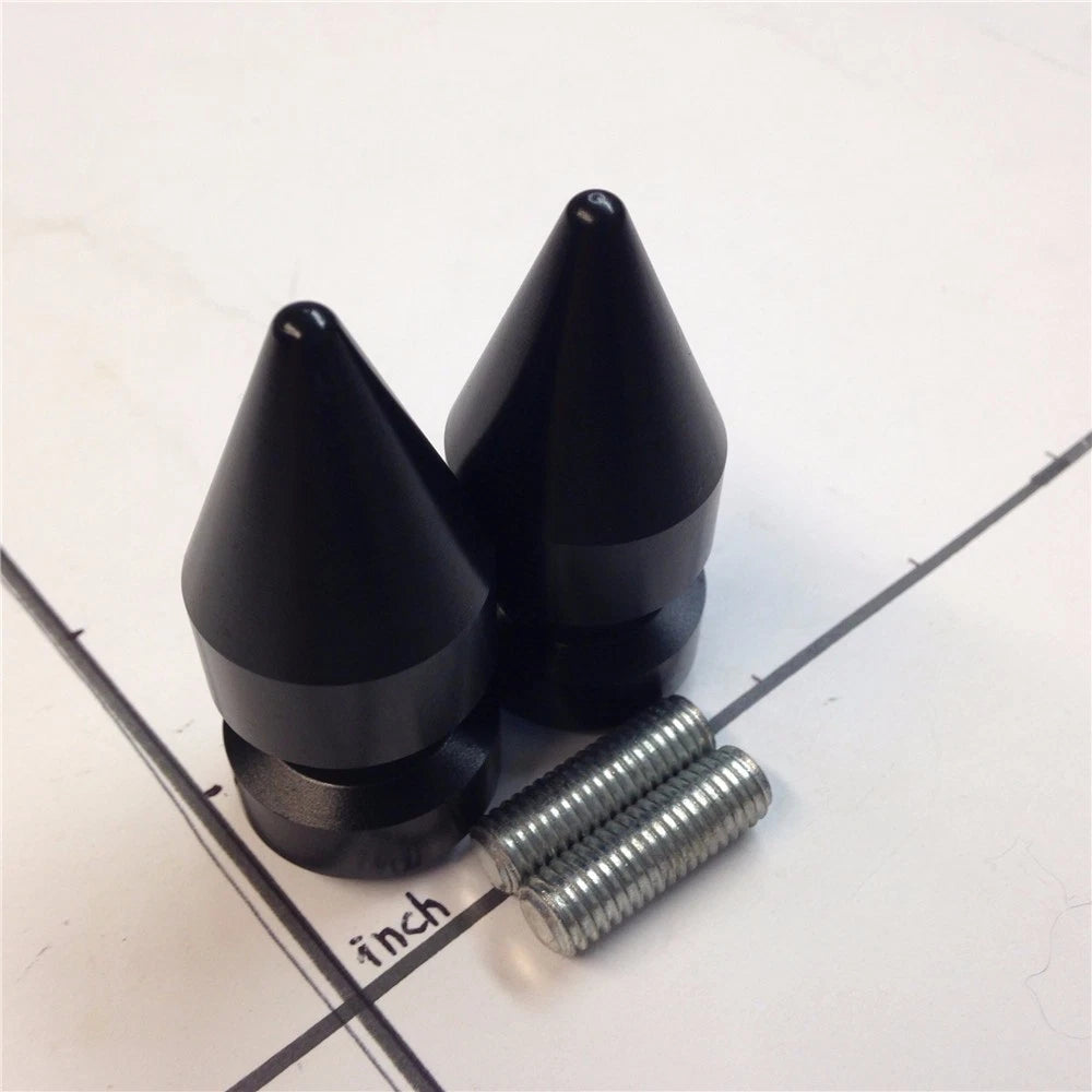 Black Spike Swingarm Spools 8mm for Honda CBR 1000RR (2004–2011)