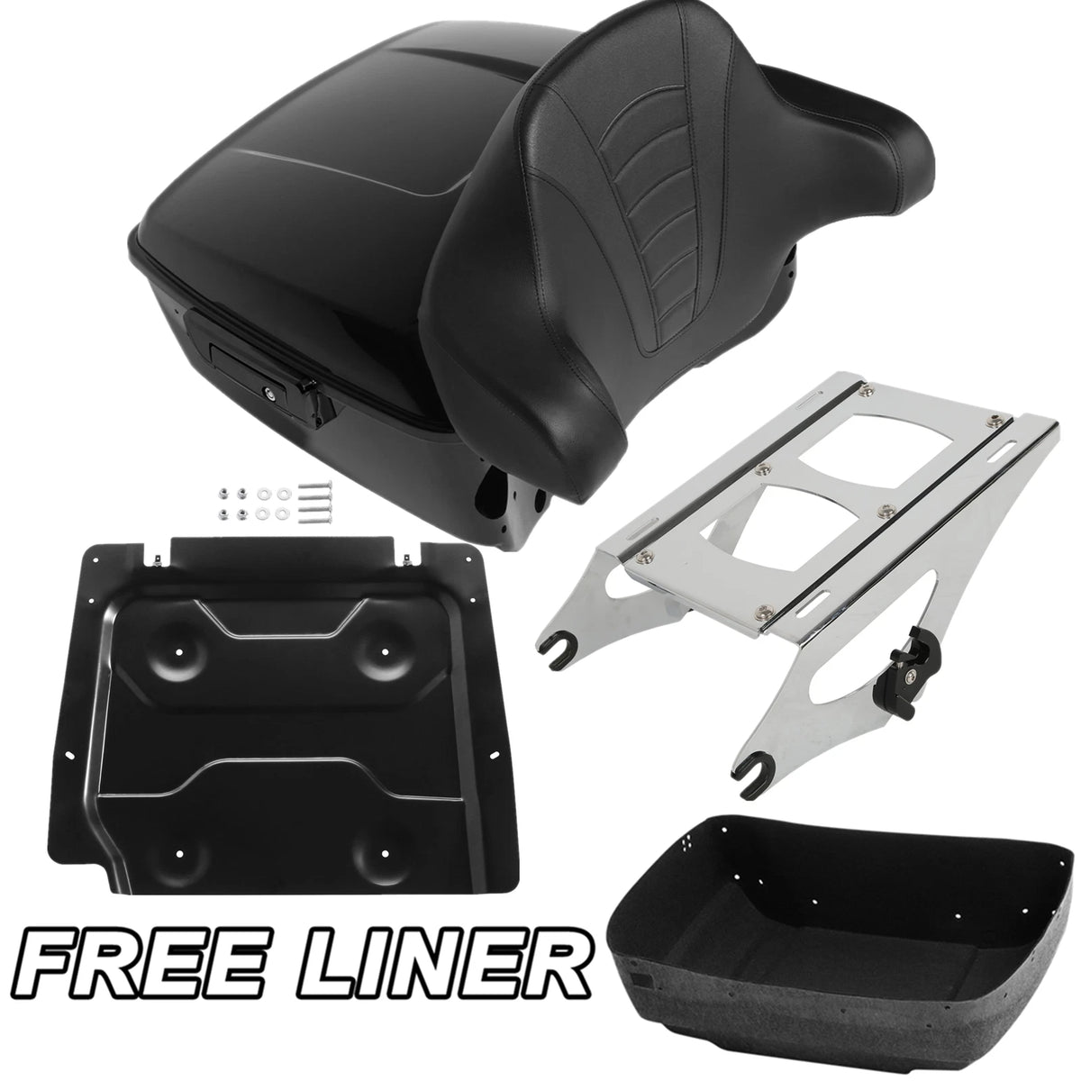 Trunk Pad Mount Rack Base Plate for Harley Electra Glide 2014–2023