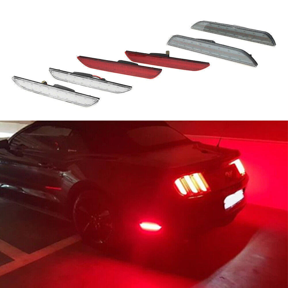 LED Rear Side Marker Lights for Ford Mustang (2015–2022) PC Shell