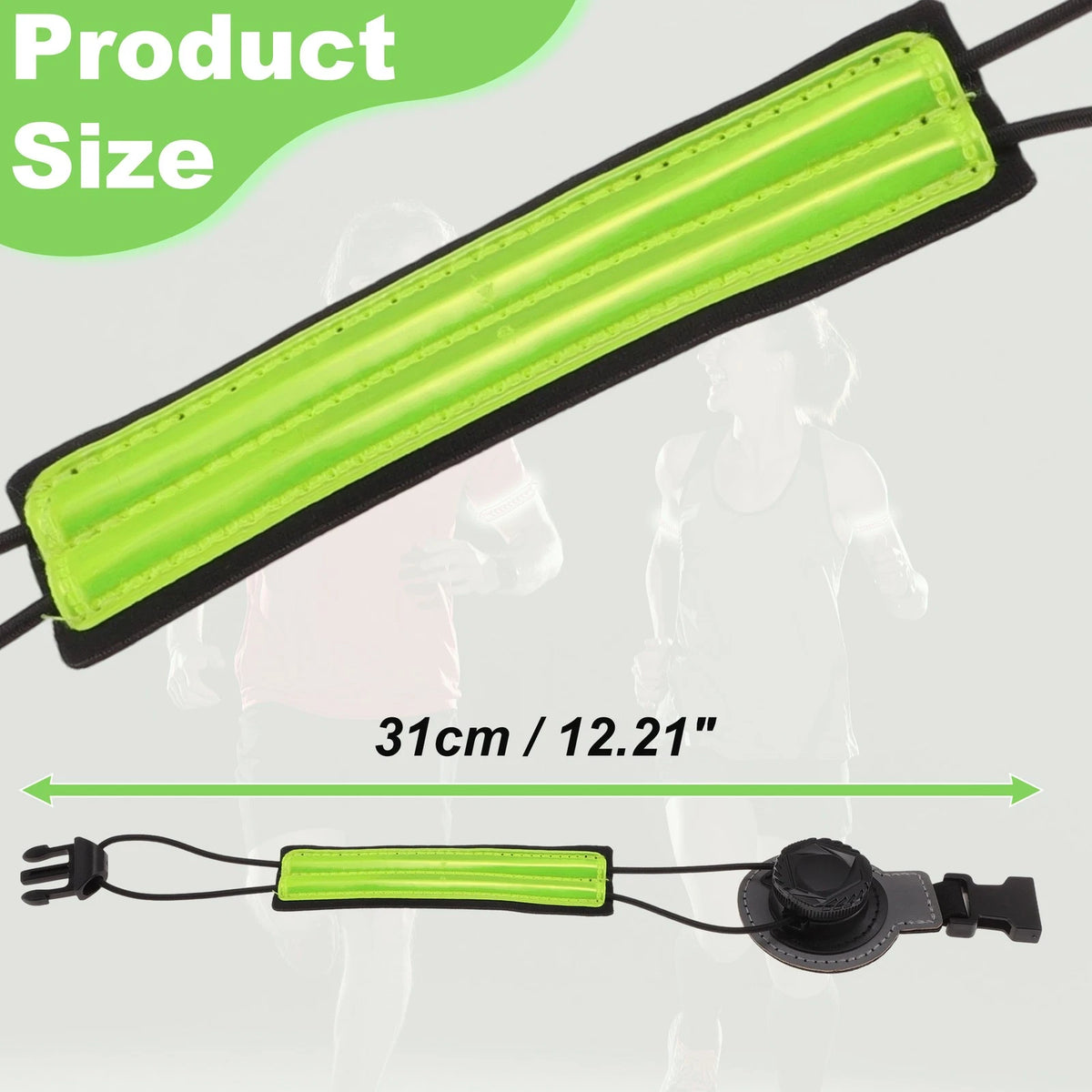 Reflective Bicycle Trouser Clips Adjustable Cycling Bands for All Bicycles (Universal)