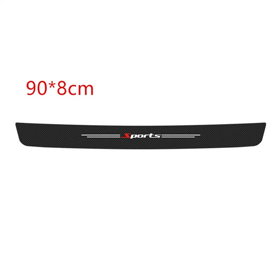 4 Pcs Car Door Scuff Sill Cover Panel Step Protector Bumper Corner Non-slip Pad